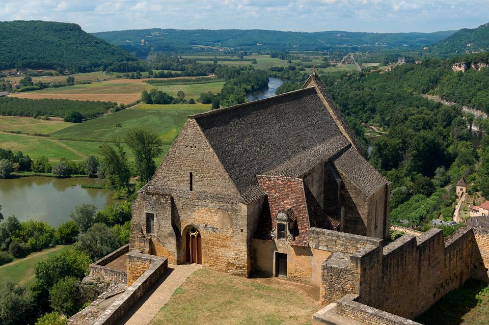Château de Beynac vue du ciel