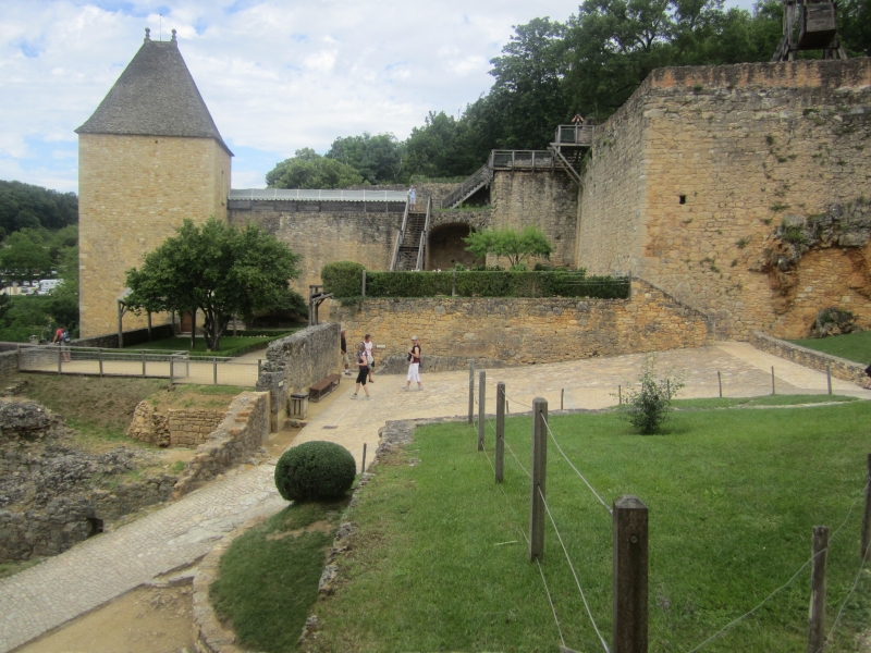 Jardins du château de Castelnaud