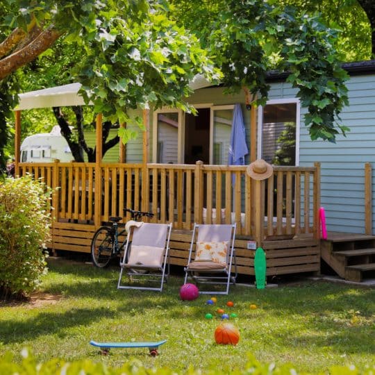 Location de mobil-home au camping à Sarlat